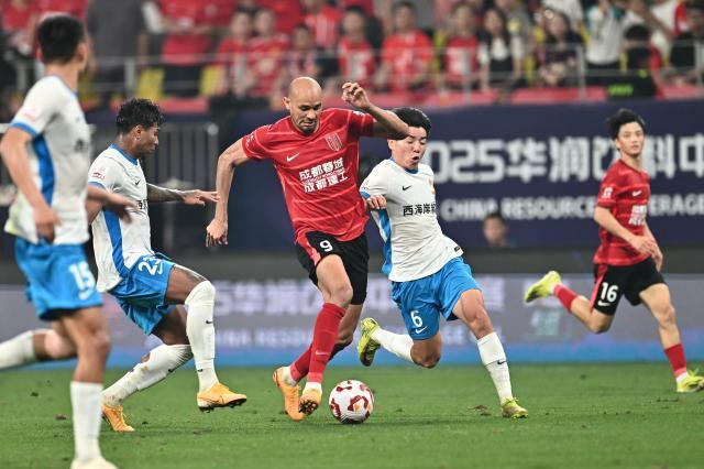 DB电竞平台-【中超】费利佩破门胡荷韬染红 10人蓉城1比1西海岸